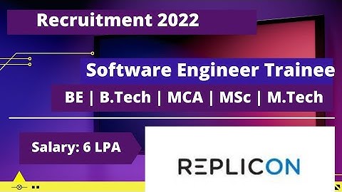 Replicon Off Campus Drive For 2022 Batch | Replicon Recruitment 2022 | Replicon Hiring 2021 Batch
