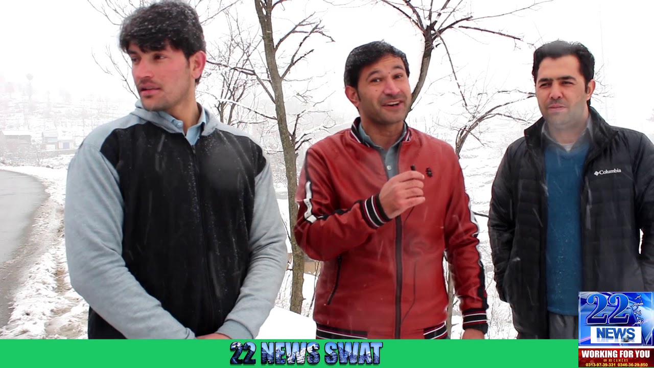 Snow Fall On Shangla Top //Swat//22News
