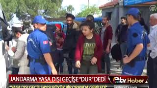 JANDARMA YASA DIŞI GEÇİŞE DUR DEDİ