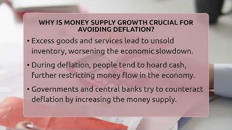Why Is Money Supply Growth Crucial For Avoiding Deflation? - Inflation Insight Channel