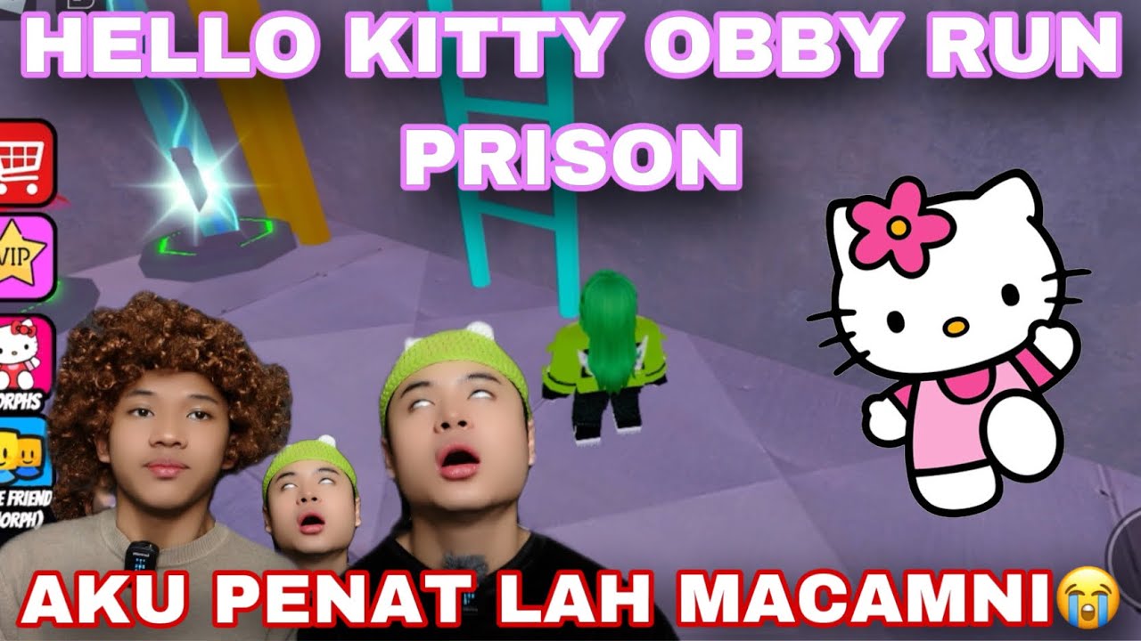 AKU PENATLAH😭| HELLO KITTY PON JADI OBBY DALAM ROBLOX 😭