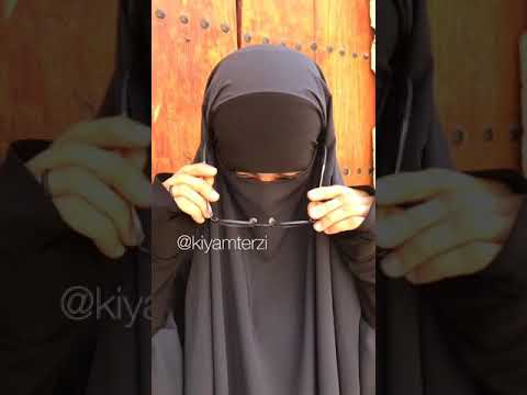 Çarşaf\\ Afgan takımı  ile gözlük kullanımı 👓 #hijab #abaya #nikab #kıyamterzi