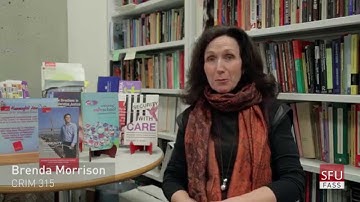 Brenda Morrison, Simon Fraser University (SFU): CRIM 315