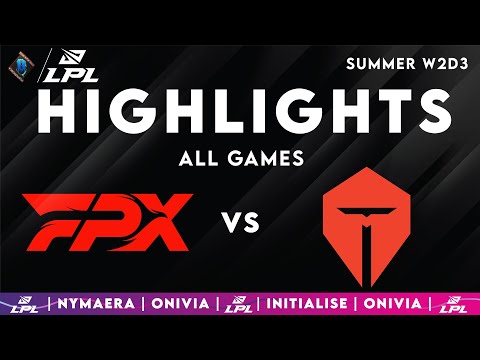 FPX vs TES Highlights ALL GAMES LPL 2025 Split 3 FunPlus Phoenix vs Top Esports by Onivia