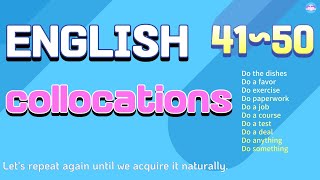 English collocations 41~50
