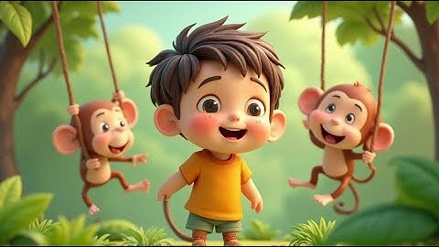 Silly Monkey Numbers – Jump and Count! | Fun Kids Song | Counting Nursery Rhyme