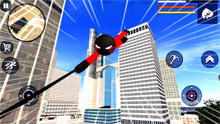 Spider Stickman Rope Hero 2 - Vegas Gangster Crime Game screenshot 4