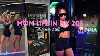 Famous Balancing Mom Life in My 20s | Girls Night Out, Gym,Work & Bartending Event 🎀  Profile