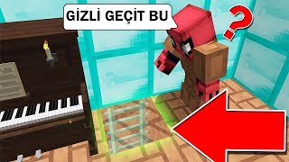 ZENGİNİN EVİNDE GİZLİ GEÇİT BULDUM! 😱 - Minecraft