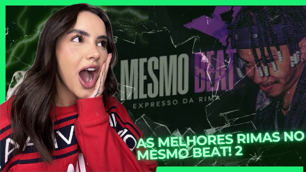(REACT) AS MELHORES RIMAS no MESMO BEAT! 2