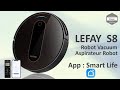 Lefay s8 robot vacuum cleaner  app smart life  aspirateur robot strilisation par atomisation