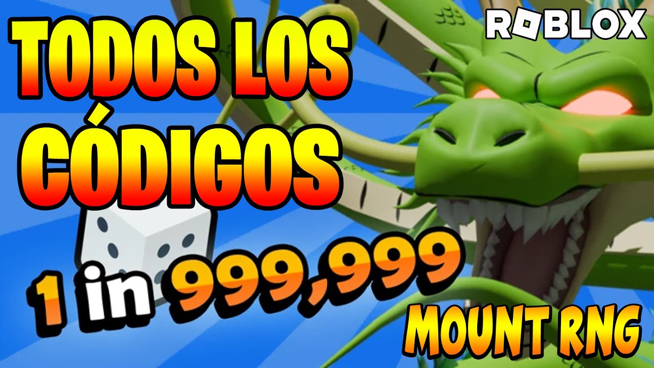 TODOS los CÓDIGOS de 🐲 MOUNT RNG 🐲 activos Y actualizados / NEW UPDATE ...