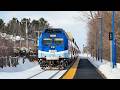 Winter Trains in Montreal, Canada 🇨🇦 | Exo, VIA Rail, Amtrak and Freight Trains | 2026