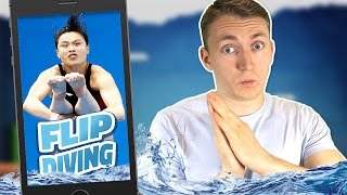 ИГРА С БЕЗУМНЫМИ ПРЫЖКАМИ В ВОДУ! screenshot 4