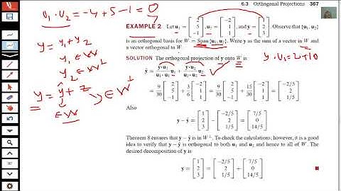 Linear Algebra Section 6.3