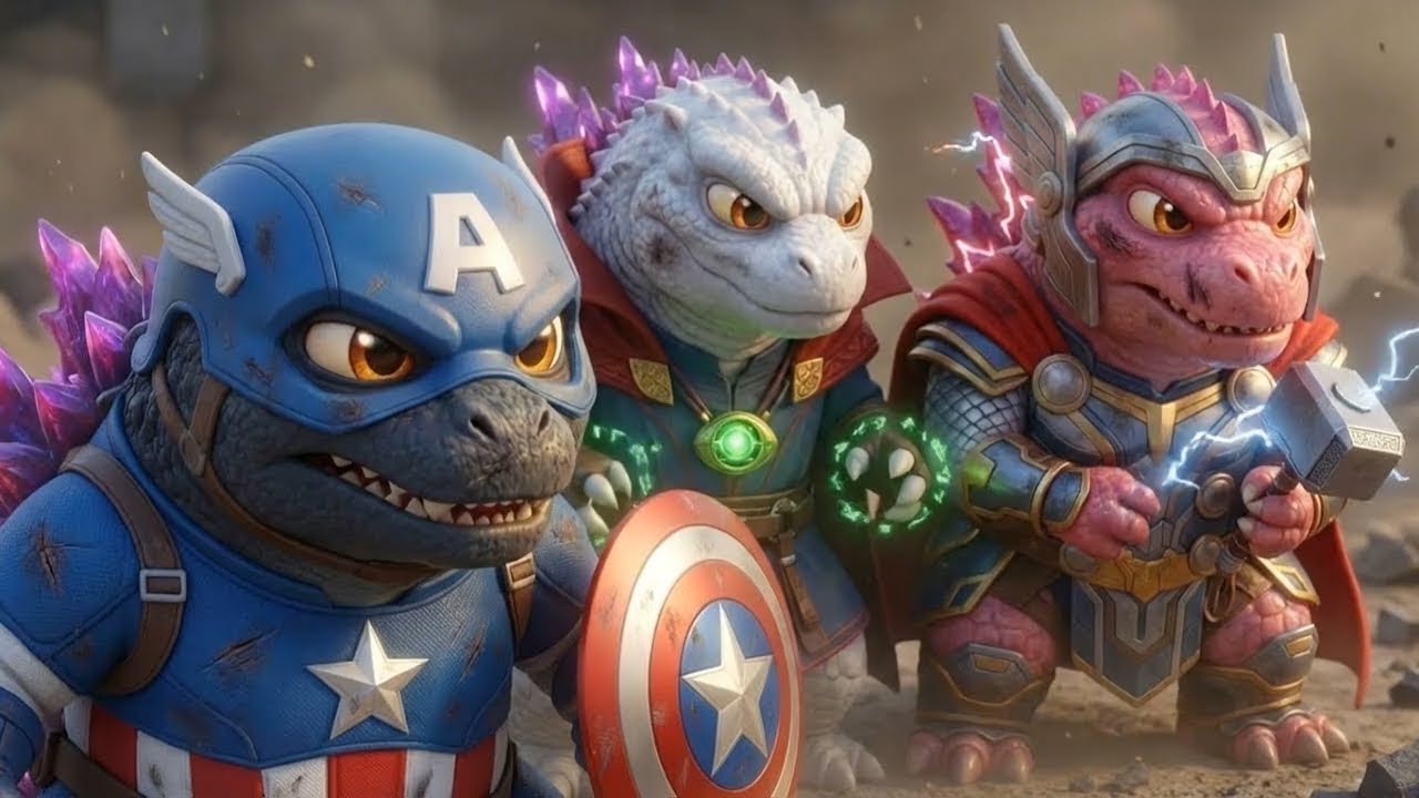 The Godzilla Avengers fight against Nexarion, the Planet Conqueror. Earth has been protected.