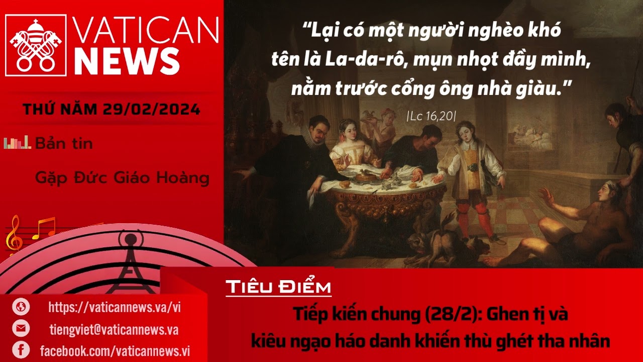 Radio thứ Năm 29/02/2024 - Vatican News Tiếng Việt