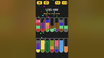 Water sort puzzle level 4969