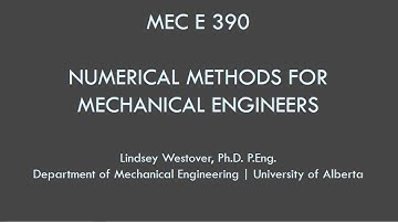 Chapter 5: Linear Systems of Equations (Part 4 - LU Decomposition)