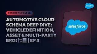 Automotive Cloud Schema Deep Dive: VehicleDefinition, Asset & Multi-Party ERD! 🏗️📊 | Ep 3