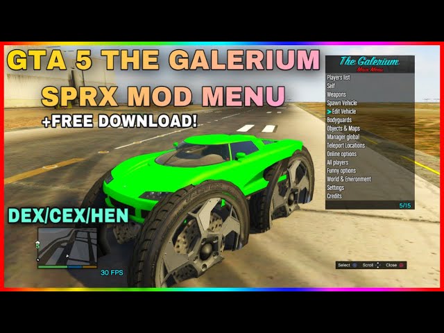 ❖All Gta V SPRX Menus out now +Download ❖