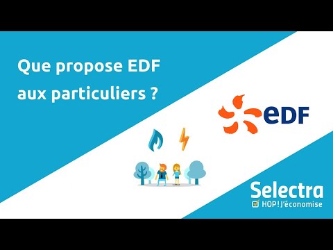 EDF : comparatif des offres d'électricité et de gaz pour les particuliers