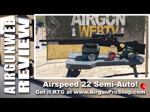 AIRGUN REVIEW - Evanix Airspeed .22 Caliber - How fast can you shoot accurately at 50 yards?