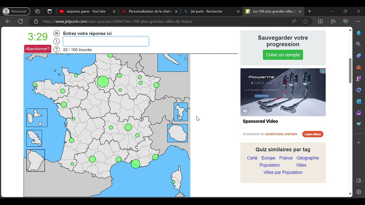 Les 100 plus grandes villes de France !!! : JETPUNK