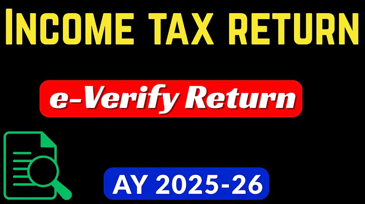 E-Verification of ITR II How to E-Verify your ITR through online mode FY 2024-25II