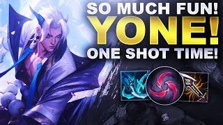 YONE IS SO MUCH FUN! ONE SHOT TIME! | League of Legends