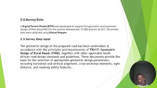 TRANSPORTATION ENGINEERING AND GEOMETRIC DESIGN PROJECT PRESENTATION 2026