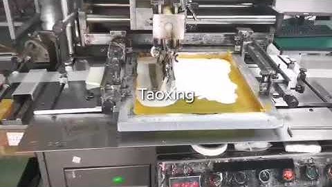 High speed roll to roll screen printing machine for label