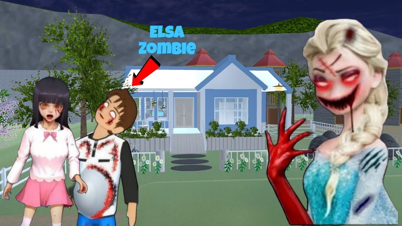 There's Secret ELSA Zombie YUTA MIO Baby Haunted's 😨 || Sakura School Simulator Drama 👺