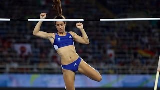 Ekaterini stefanidi wins gold medal women's pole vault final rio
olympics 2016 my thoughts review