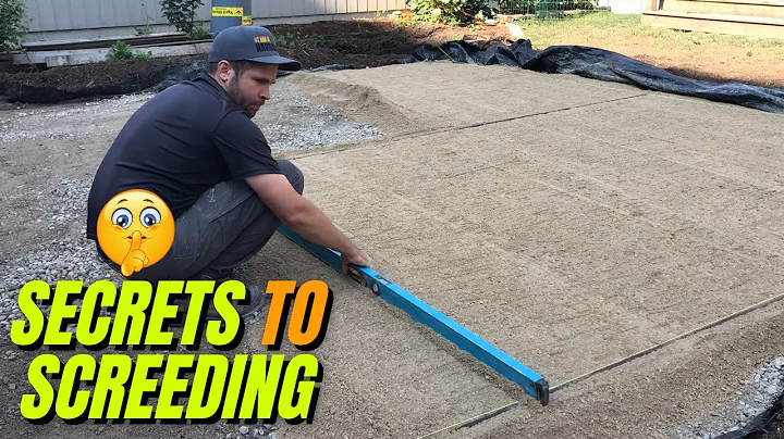 How to Screed for a Paver Patio | Tips from a Prof...