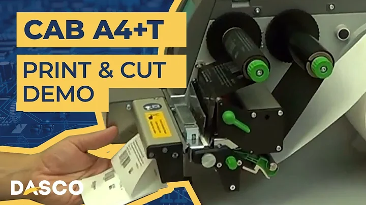Cab A4+T Print and Cut Solution Demonstration
