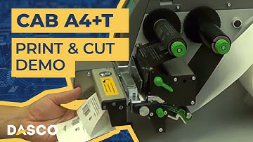 Cab A4+T Print and Cut Solution Demonstration