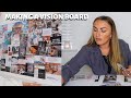 MAKING MY VISION BOARD! What I do to manifest my goals & how to make one.