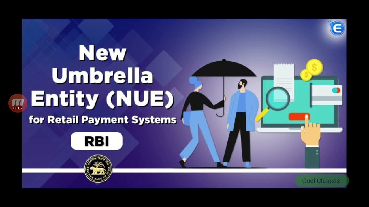30..New Umbrella Entity for retail payments System YouTube