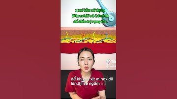 3 sai lầm dùng lăn kim và minoxidil #rungtoc #dinhduong #minoxidil