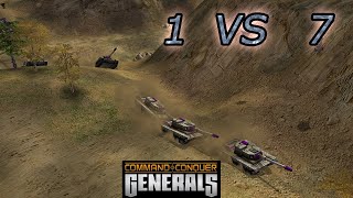 [C&C Generals] 1vs7  China vs7 Brutals
