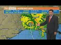 7 AM: Hurricane Laura still a Category 2 storm 6 hours after landfall