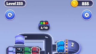 Car Sort Puzzle Level 233-237 Walkthrough Gameplay Android,iOS