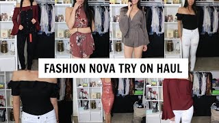 Fashion Nova Try On Clothing Haul!