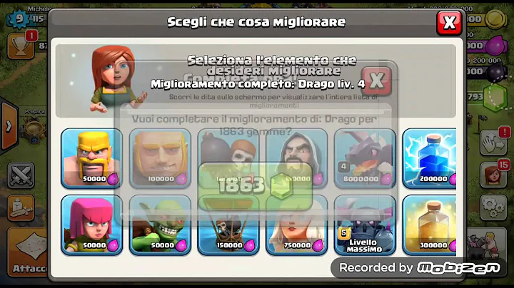 -CLASH OF CLANS MOD-MICHELE INTER VS SIMO ZORRO