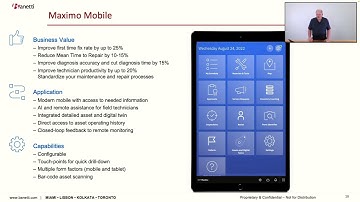 IBM Maximo 8 Application Suite Overview & Use Cases | Tom Mahon Ex-IBM Pt. 4