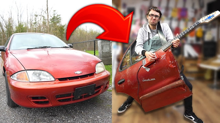 I Turned My Old Car Into a GUITAR!