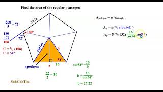 Area with Trigonometry