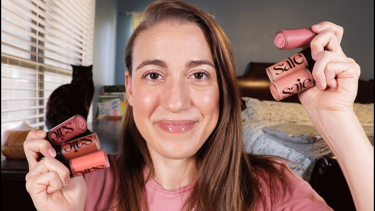 Swatching All Six Shades of the SAIE BEAUTY DEW BLUSH Go IT