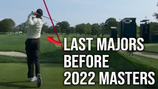 Tiger&#39;s Driving Performance in 2 Majors Before 2022 Masters